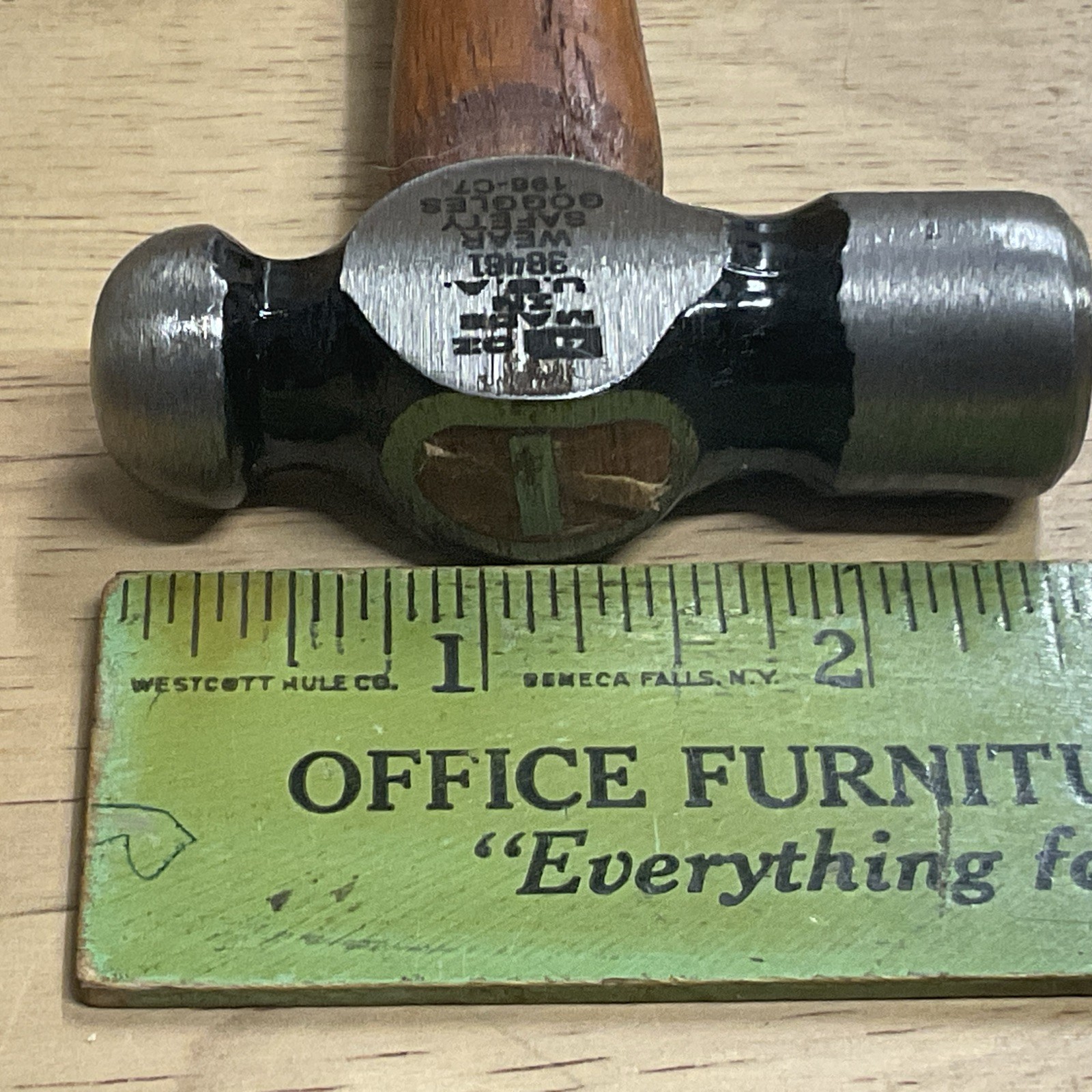 Vintage NOS Craftsman 38461 4oz. Ball Peen Hammer Made In USA