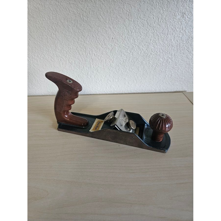 Vintage Montgomery Ward Powr-Kraft Hand Plane 4 Way Blade Made in USA Woodwork