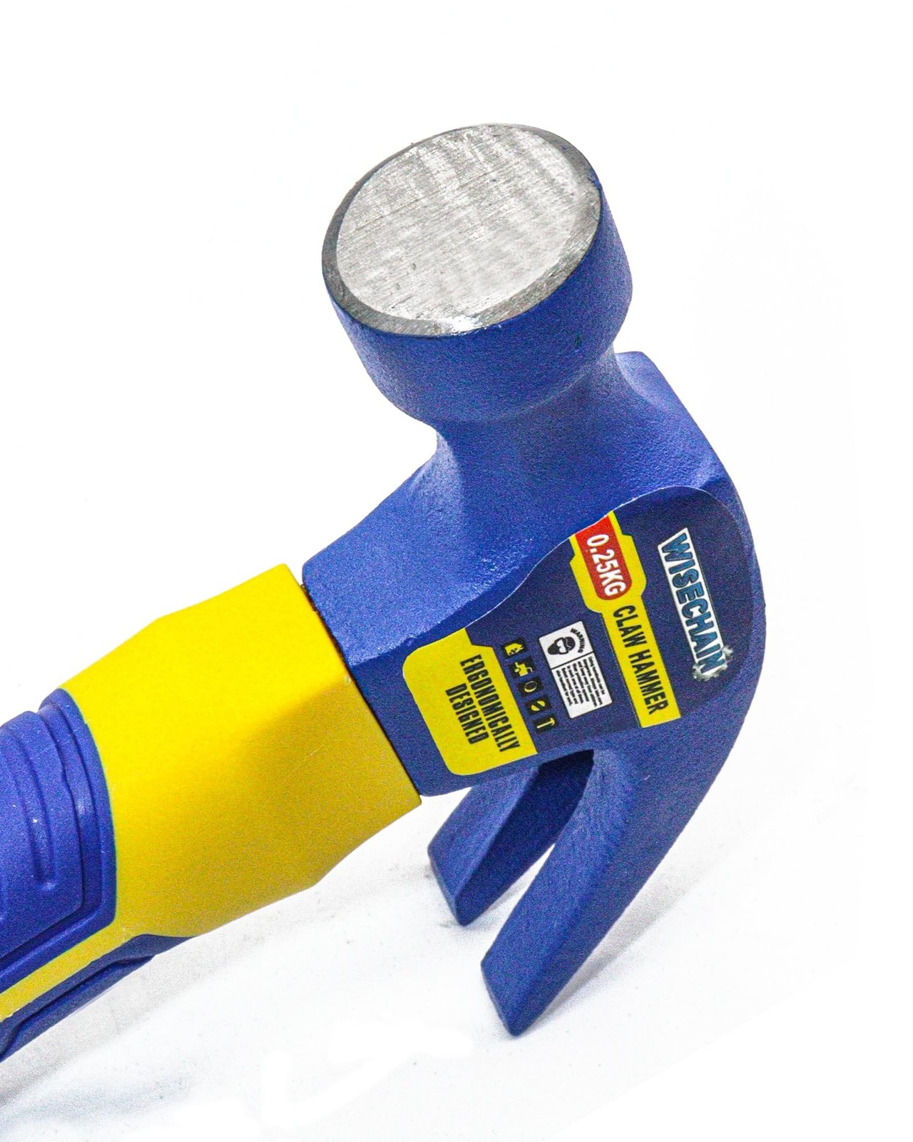 8 oz Professional Mini Small Claw Hammer 45# Steel With Fiberglass Handle–