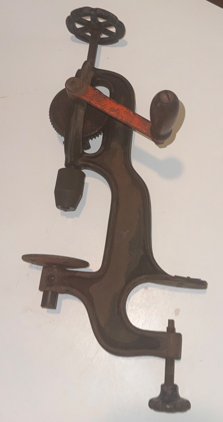 Vtg Antique Goodell-Pratt Co Toolsmith Greenfield MA USA Table Mount Drill Press