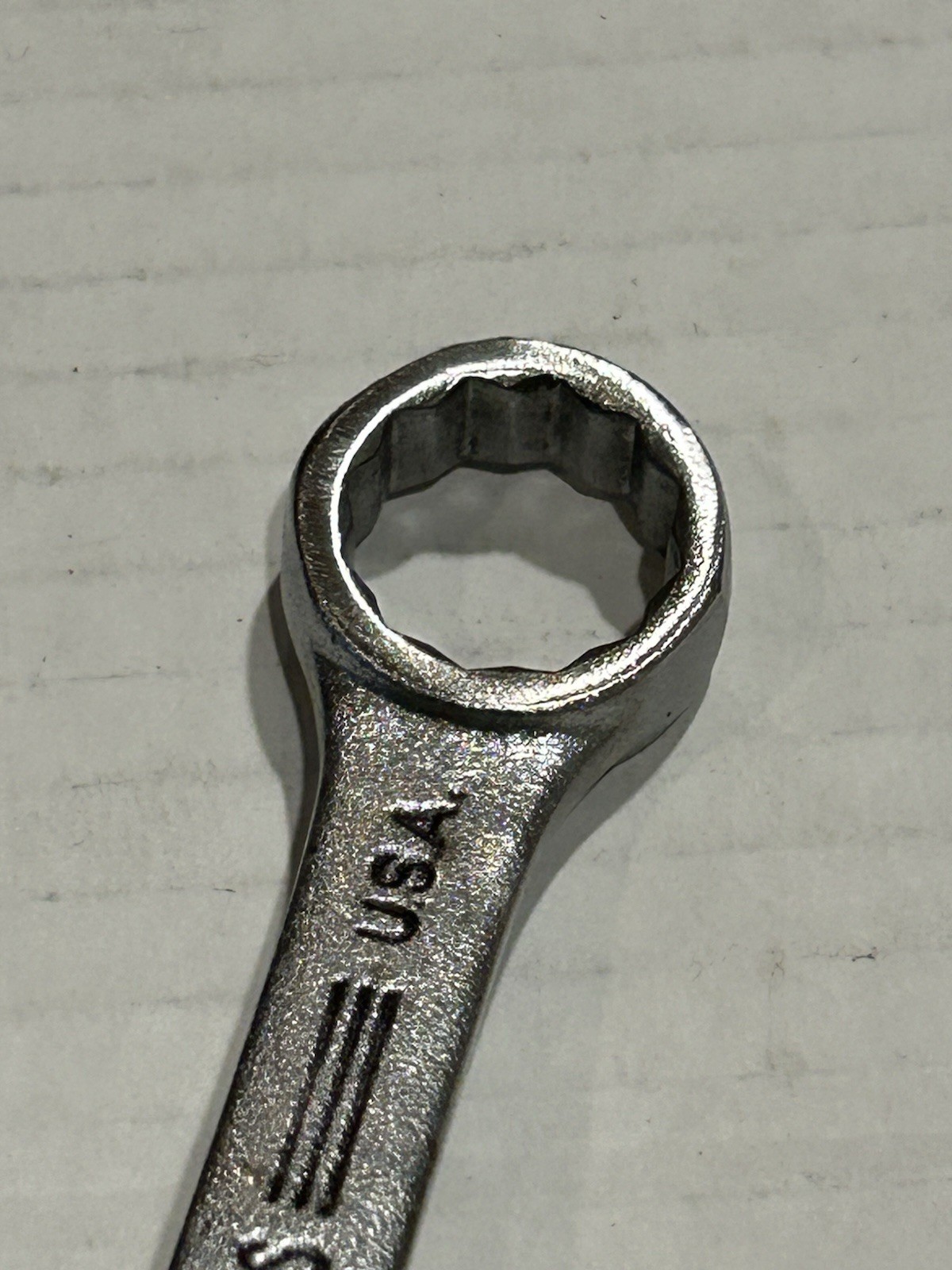 Rare Vintage Williams Vulcan XOEMS-15mm Combination Wrench USA