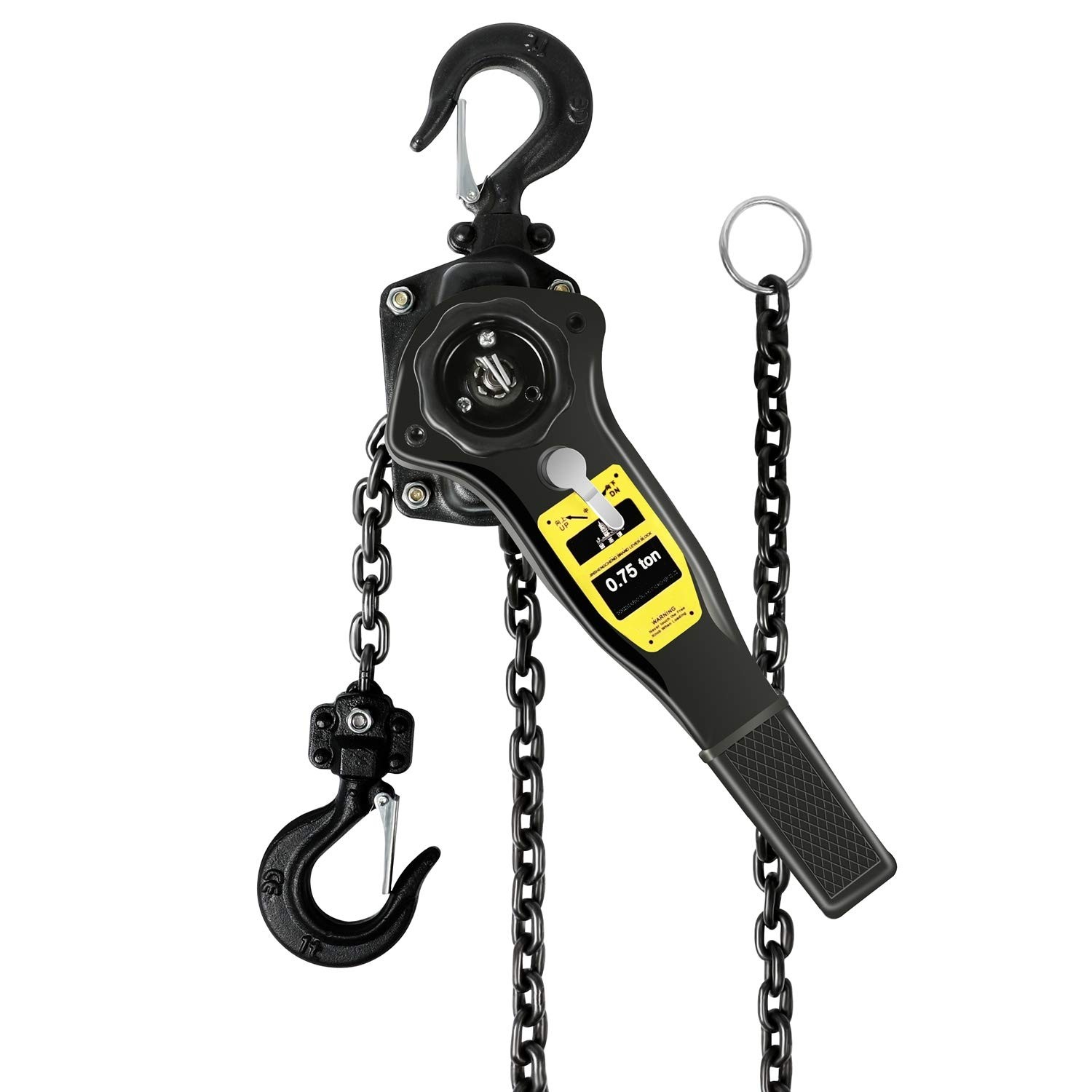 Manual Lever Hoist Come Along 3/4 TON 1650 LBS Capacity 10FT Lift 2 Heavy…