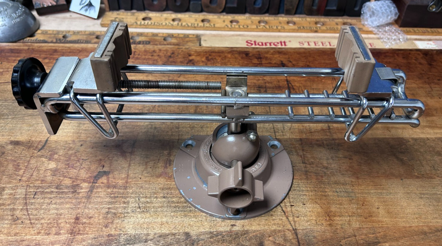 EARLY Vintage PanaVise Colbert Die Cast Model 305 7″ Circuit Board Vise USA