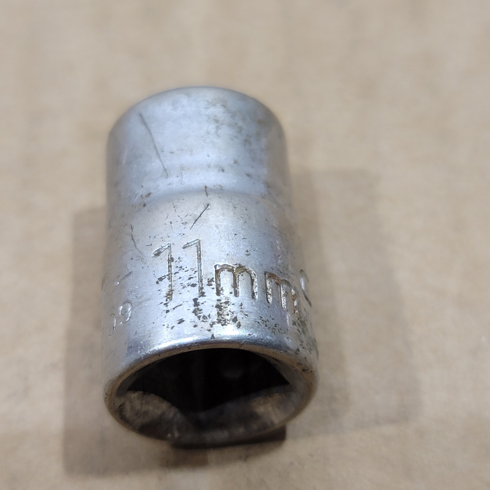 Vintage Craftsman 3/8″ drive 11mm 12pt Socket EE 44309 USA