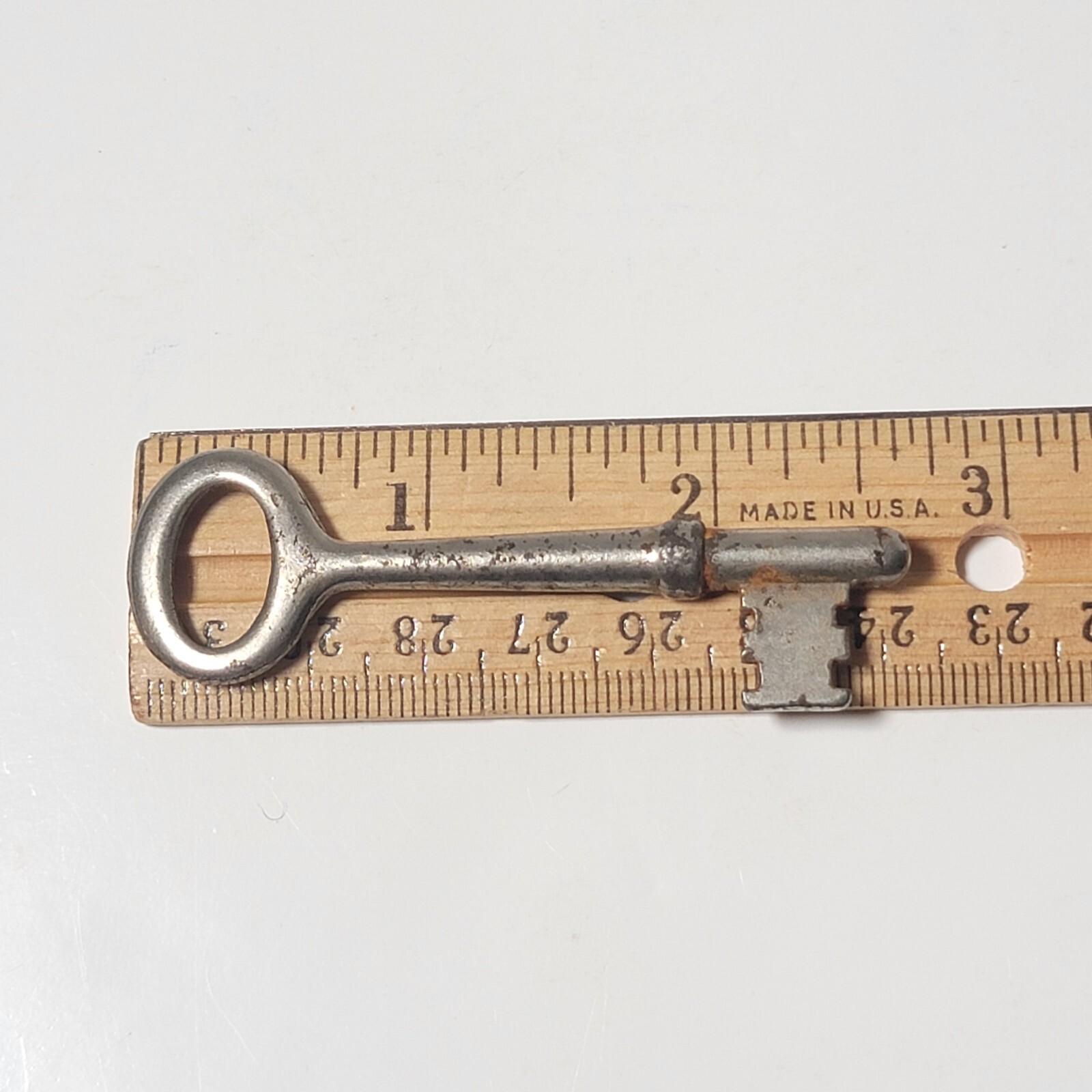 Vintage Sargent No 626A Solid Barrel Skeleton Key Approx 2 5/8″ Long Steel
