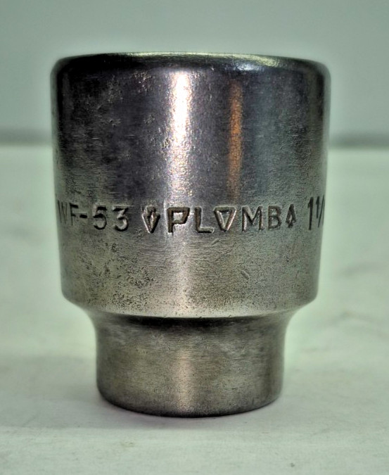 Vintage Plvmb 1/2 ” drive , 1-1/16″ , 12 point socket, WF-53