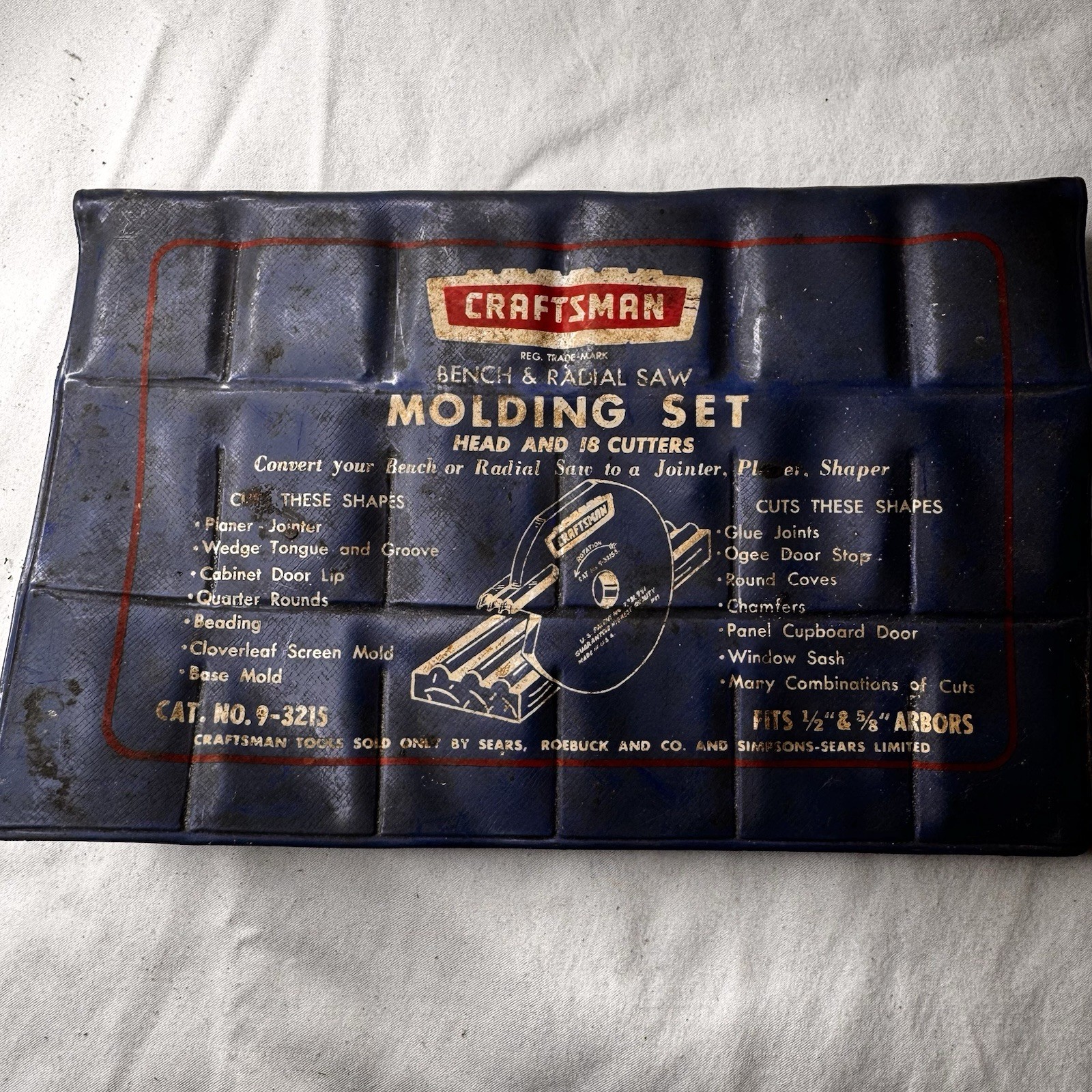 Vintage Craftsman № 9-3215 Molding Set Table and Radial Arm Saws *Not Complete*