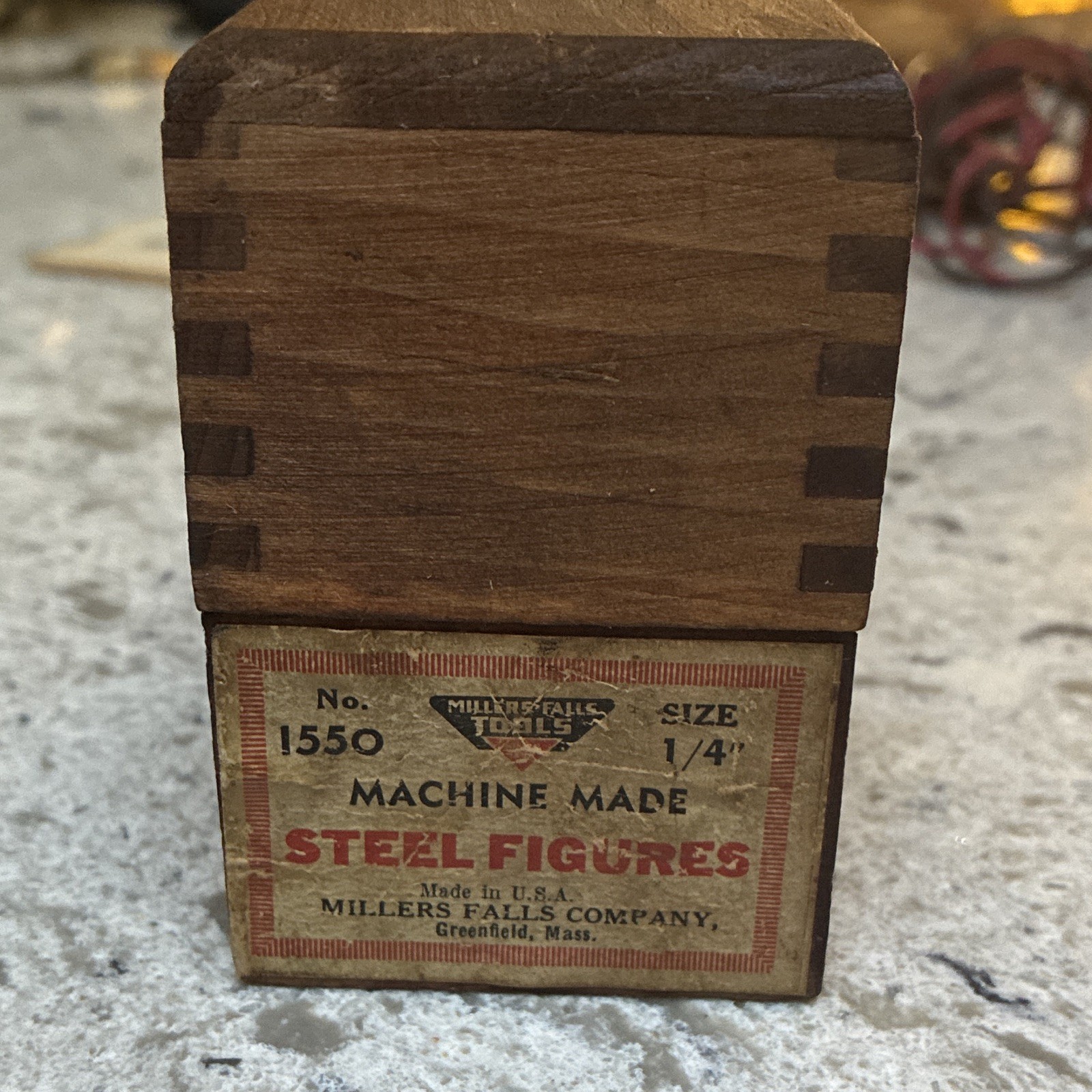 Millers falls 1550 1/4 Steel Set In Original Box