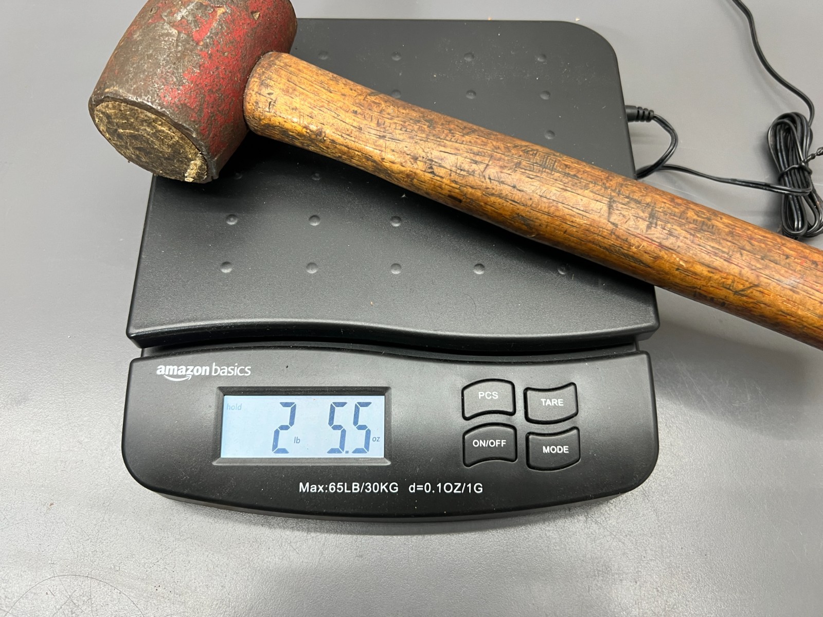 (H1) VINTAGE CHICAGO RAWHIDE C/R NO. 3 MALLET HAMMER – MADE IN USA