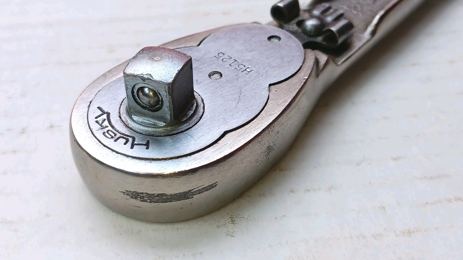Vintage Husky H5125 Ratchet 3/8″ Drive 20-Tooth Gear Forged Made In USA