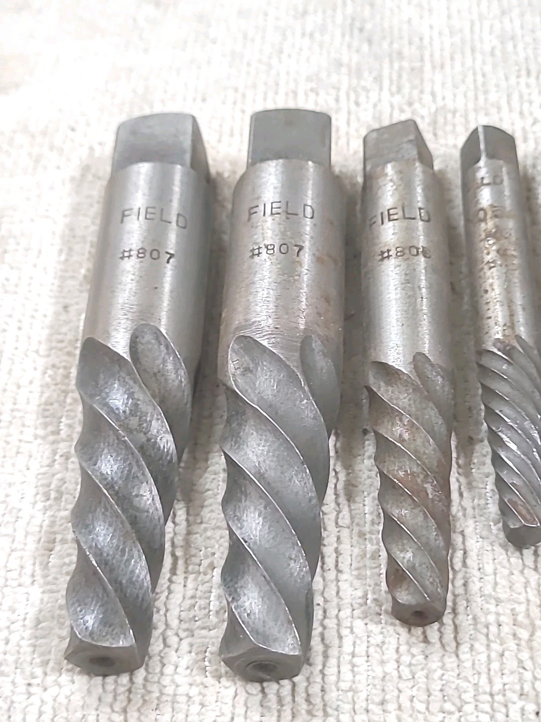 Vintage Greenfield GTD & Field Screw/Bolt Extractor Set of 14 MADE IN USA