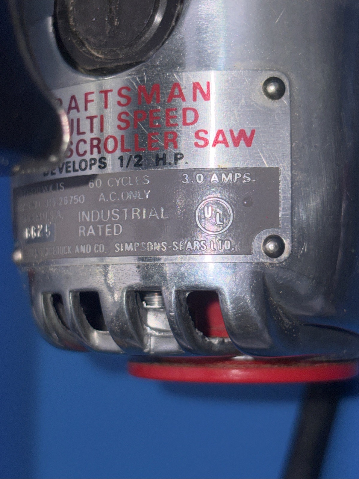 VINTAGE CRAFTSMAN 315.26750 COMMERCIAL SCROLLER SABRE SAW MULTIPLE SPEED W/box