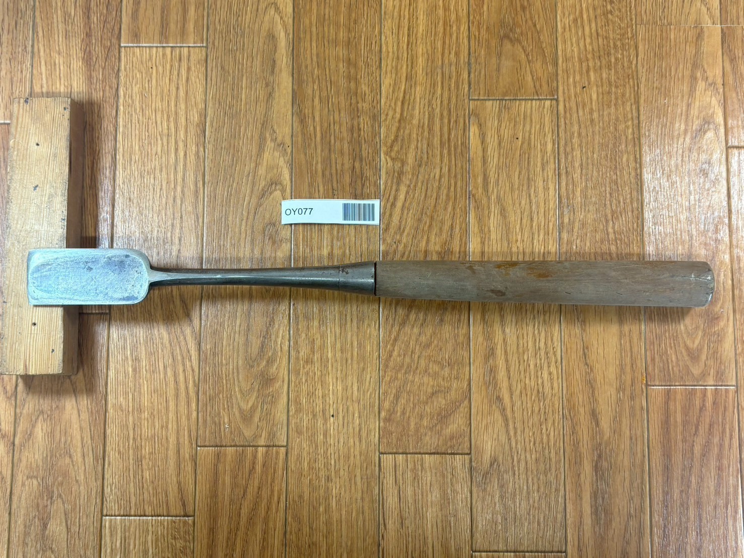 Japanese vintage chisel Tsuki Nomi Japan Vintage 35mm 445mm long OY077