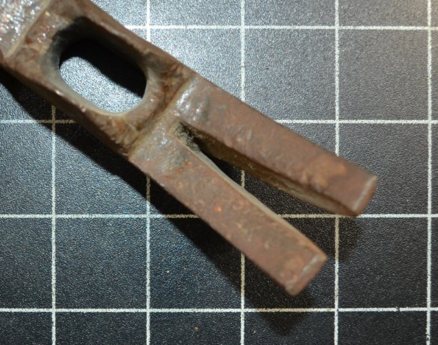 WILLIAM P ALLISON – MIDDLETOWN, CT. – 1853 – STRAIGHT CLAW HAMMER – VERY GOOD