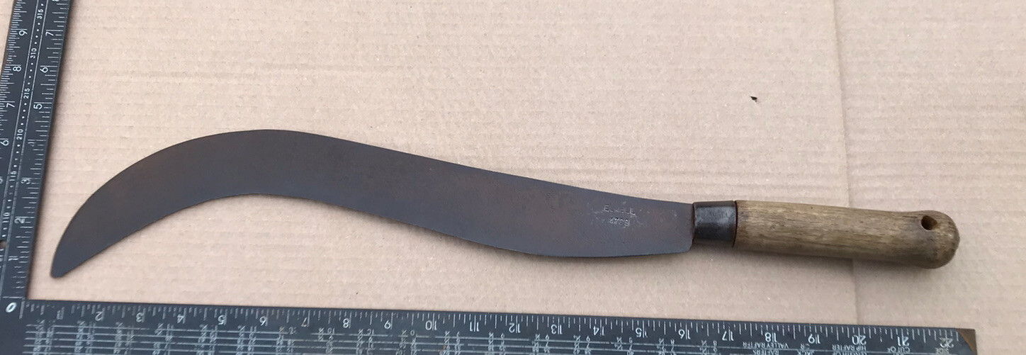 Vintage Elwell Slasher Billhook 4789