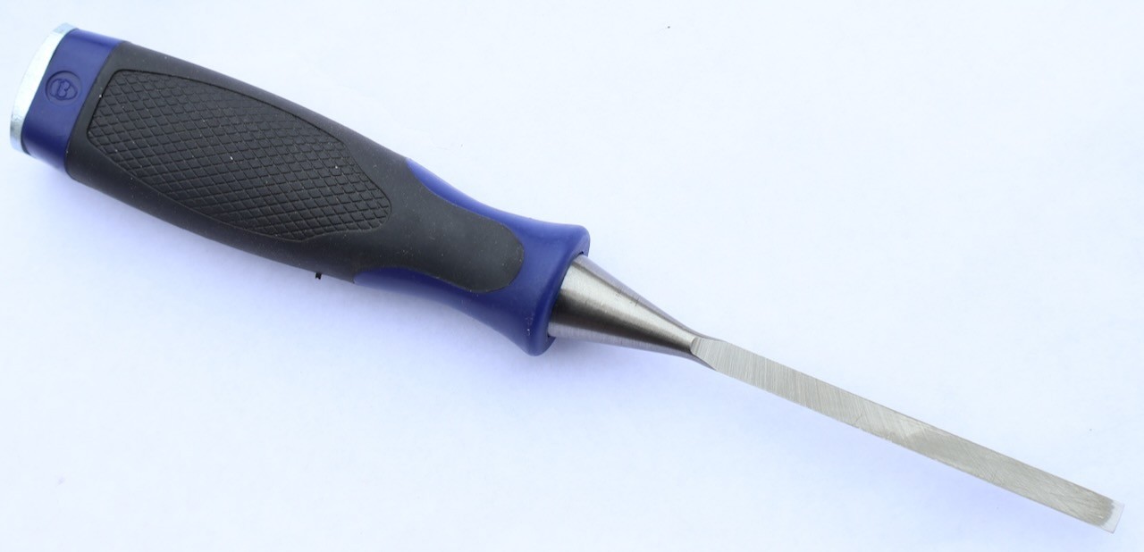 4 Marples Bevel Edge Wood Chisels 1/4″(6mm), 1/2″(12mm), 3/4″(19mm), 1″(25mm)