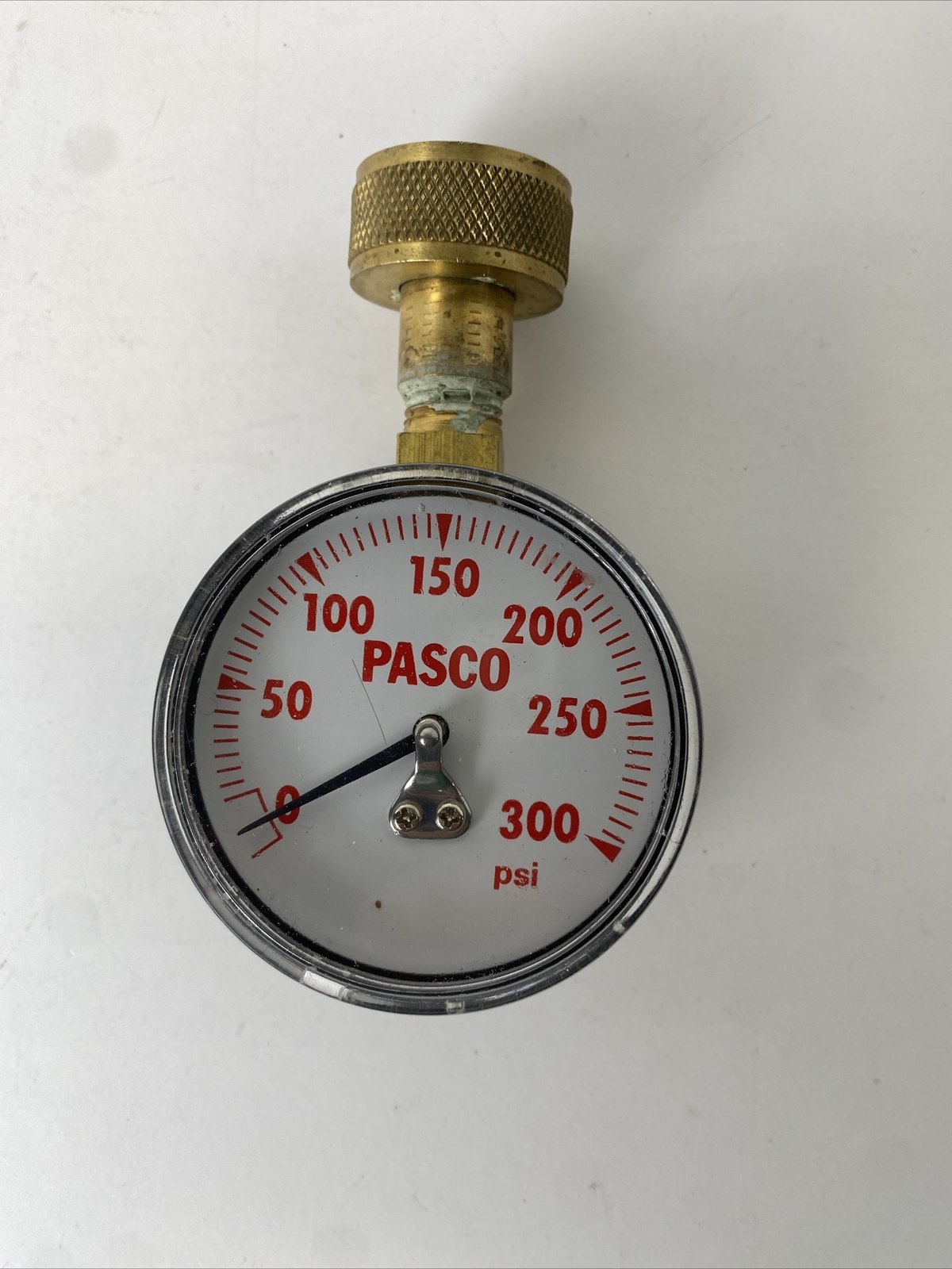 PASCO 300 PSI Water Pressure Test Gauge Assembly #1430 2-1/2” Face￼ ￼