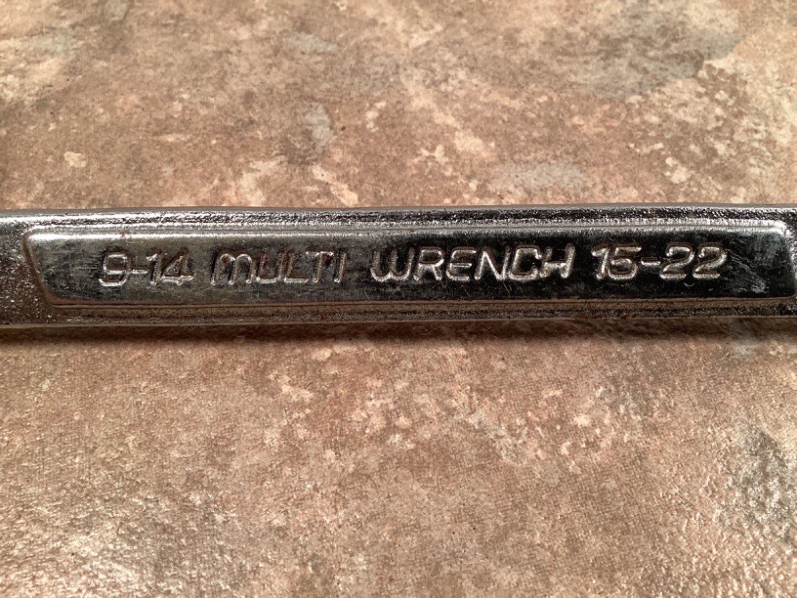 Vtg Multi Wrench Drop 9″ Forged Tool 3/8in.-13/16in. NOS 9mm-14mm & 15mm-22mm