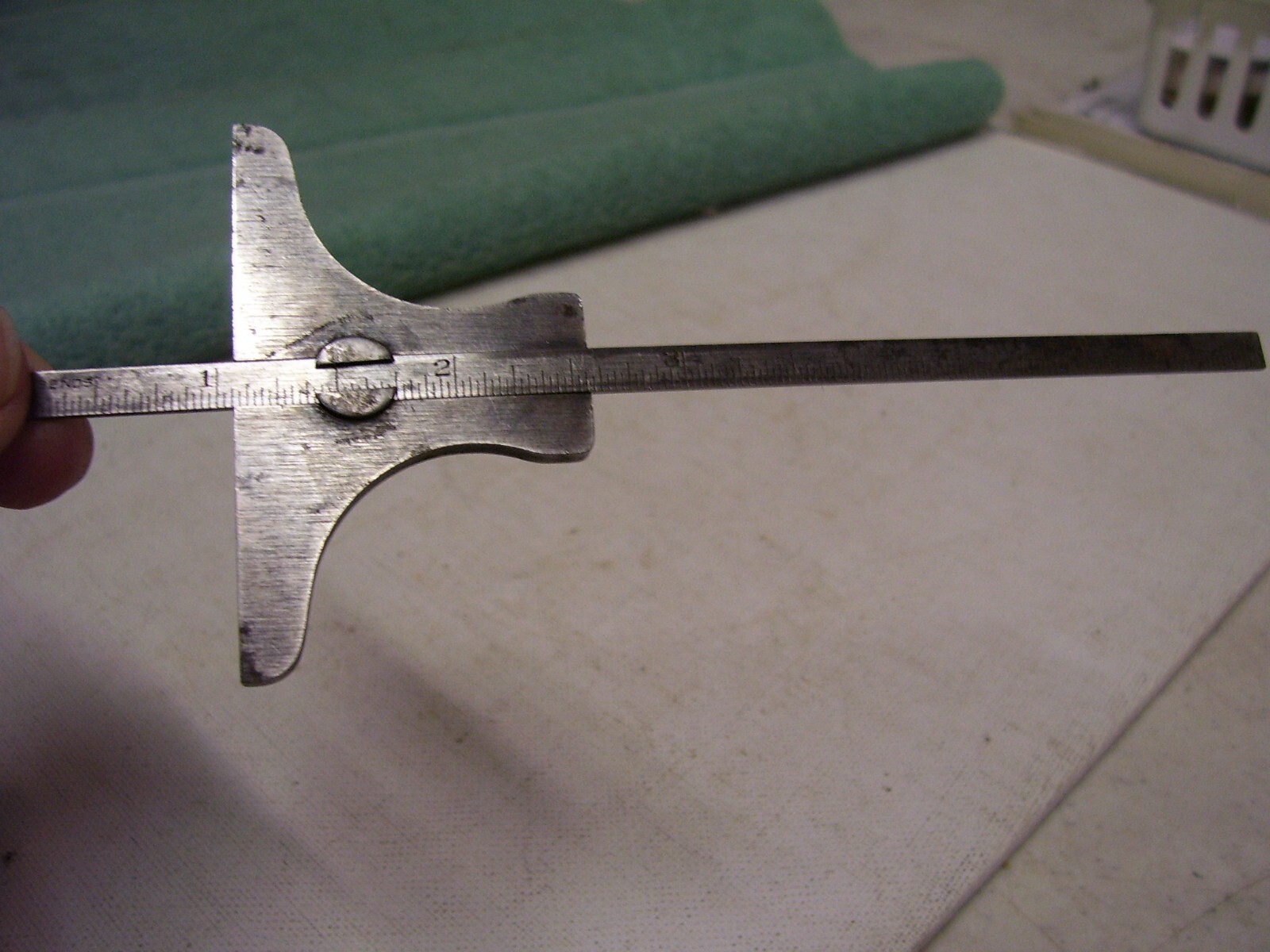 Vintage Lufkin No. 510 Depth and Angle Gauge 6″