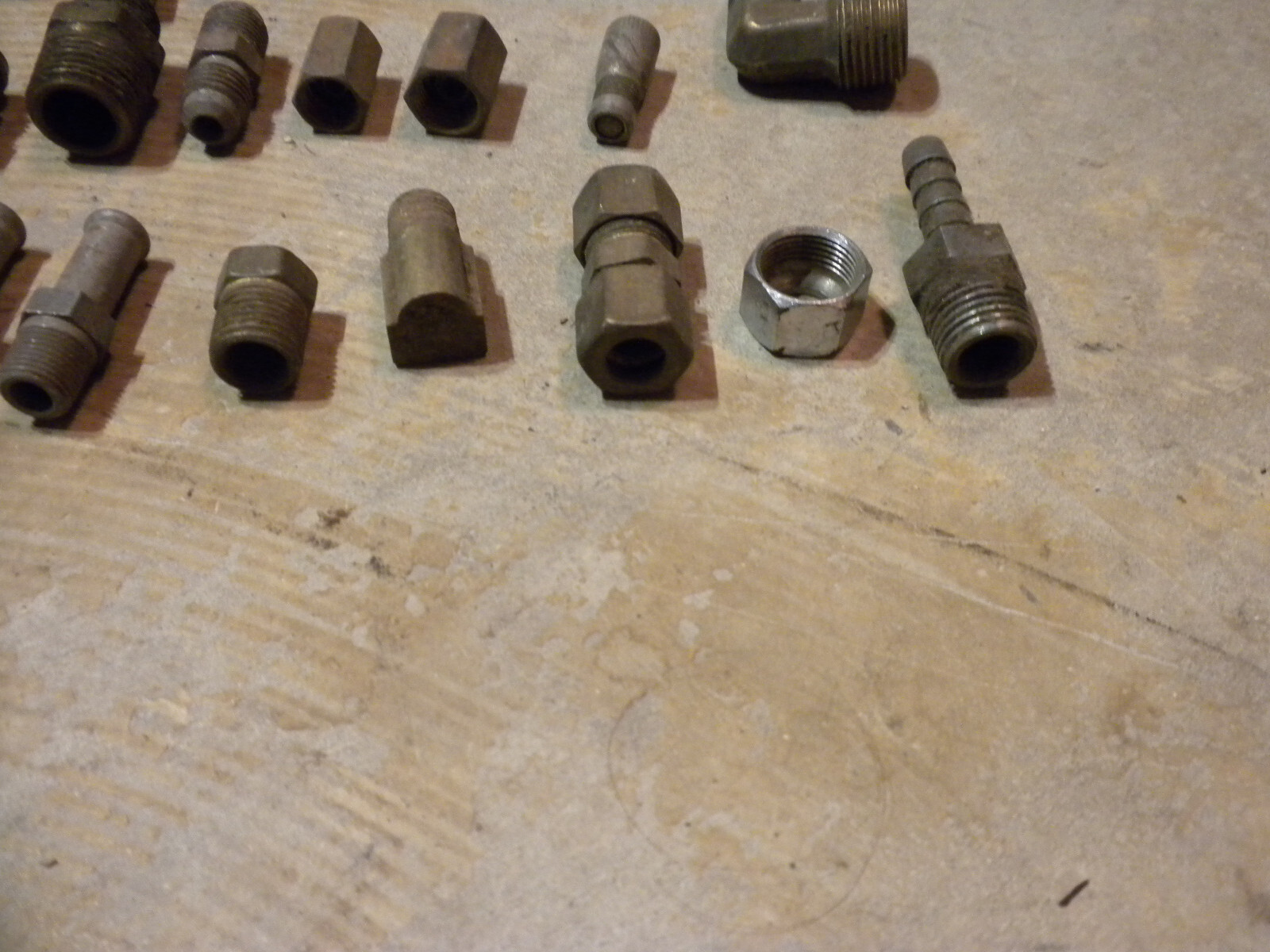 VINTAGE Lot Of Plumbing – Gas Pipe And Various Related Supplies- Shut Off Valves