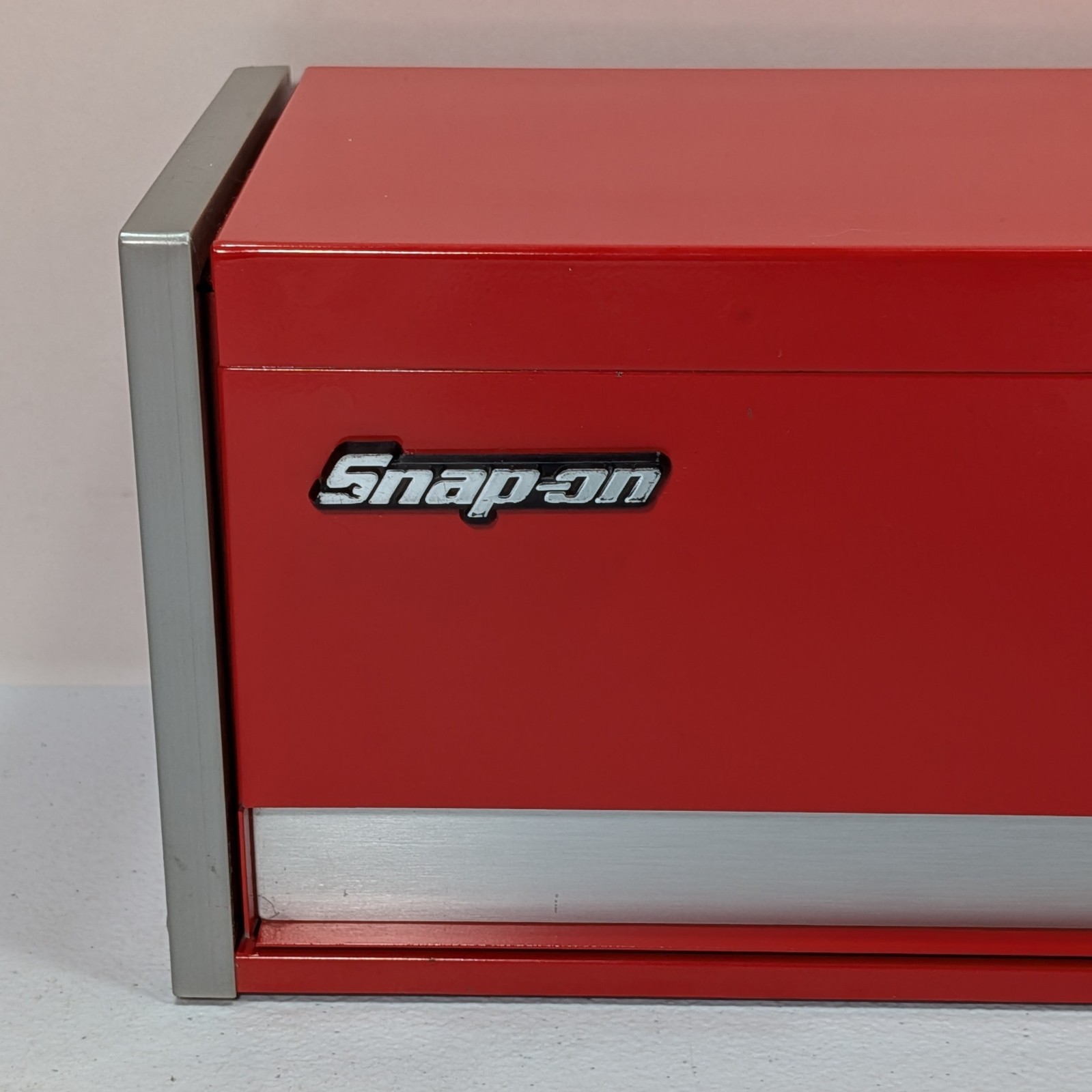 Snap-On Mini Micro Red Tool Box Top Chest Used Condition No Drawer Liners