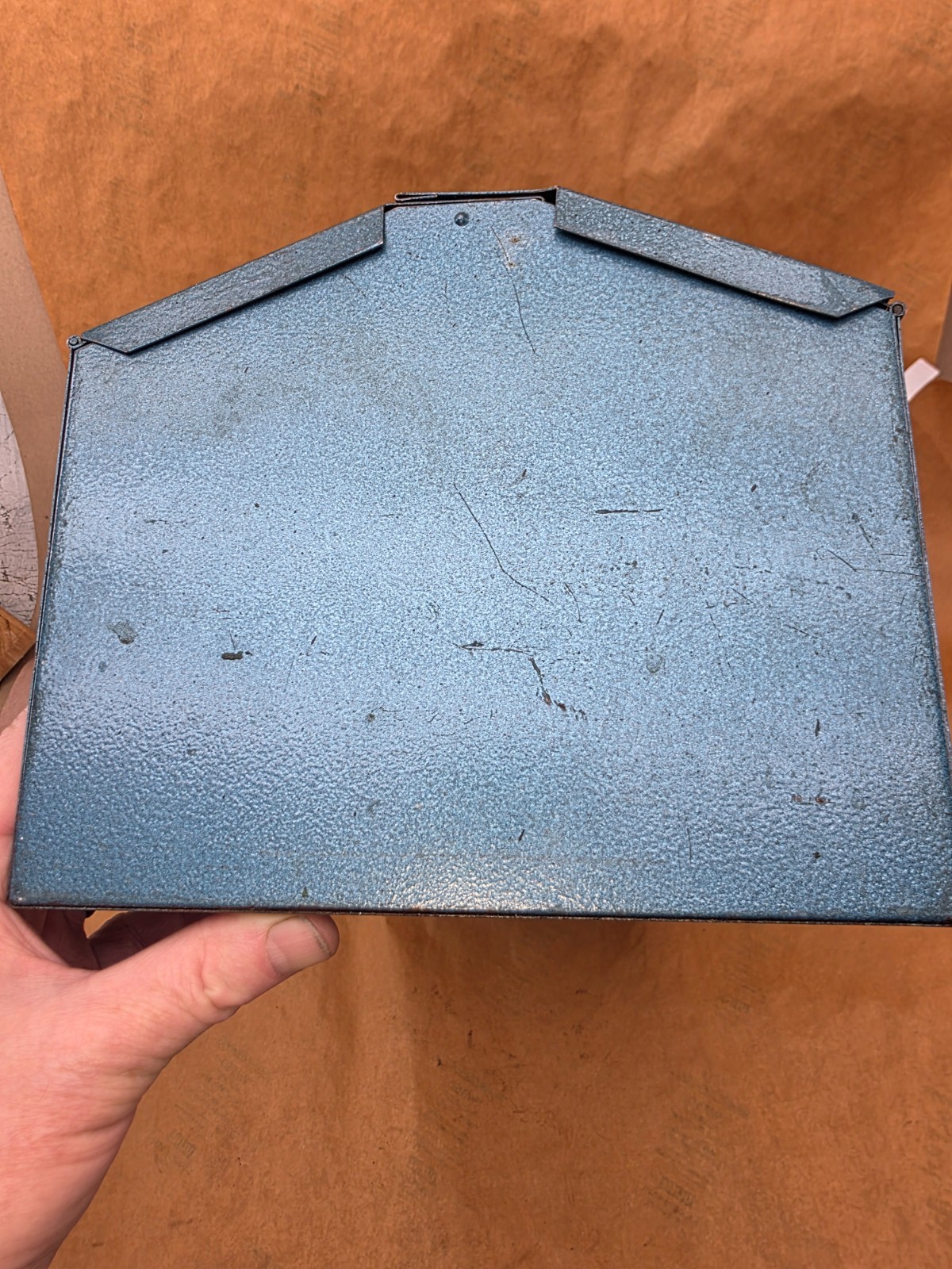 Vintage Belknap Blue Grass T5-BG 721 Tool Box 21 L X 9 W X 7.5 H
