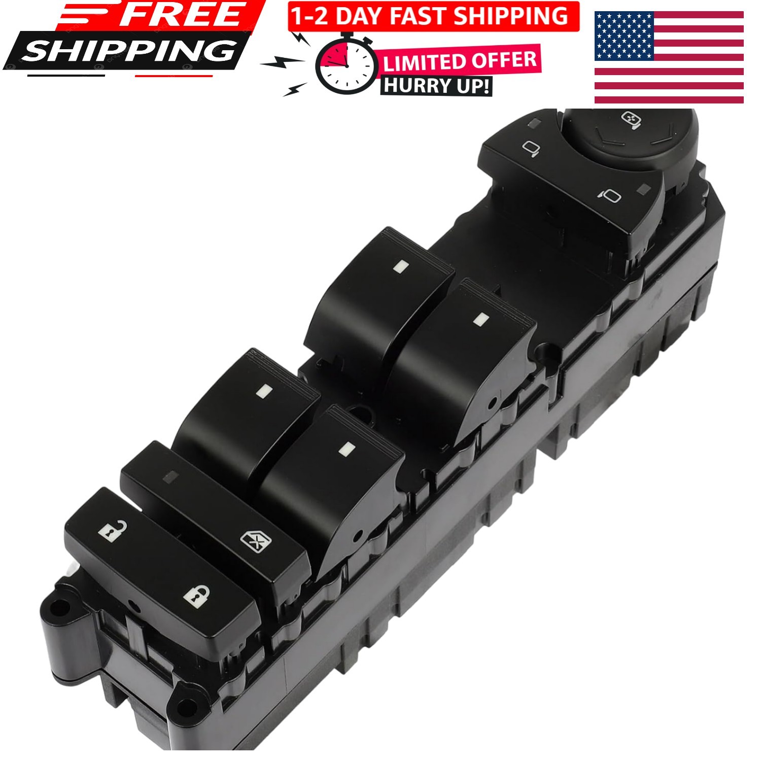 Master Power Window Switch Fit 2006-2011 for Buick Lucerne Window Control