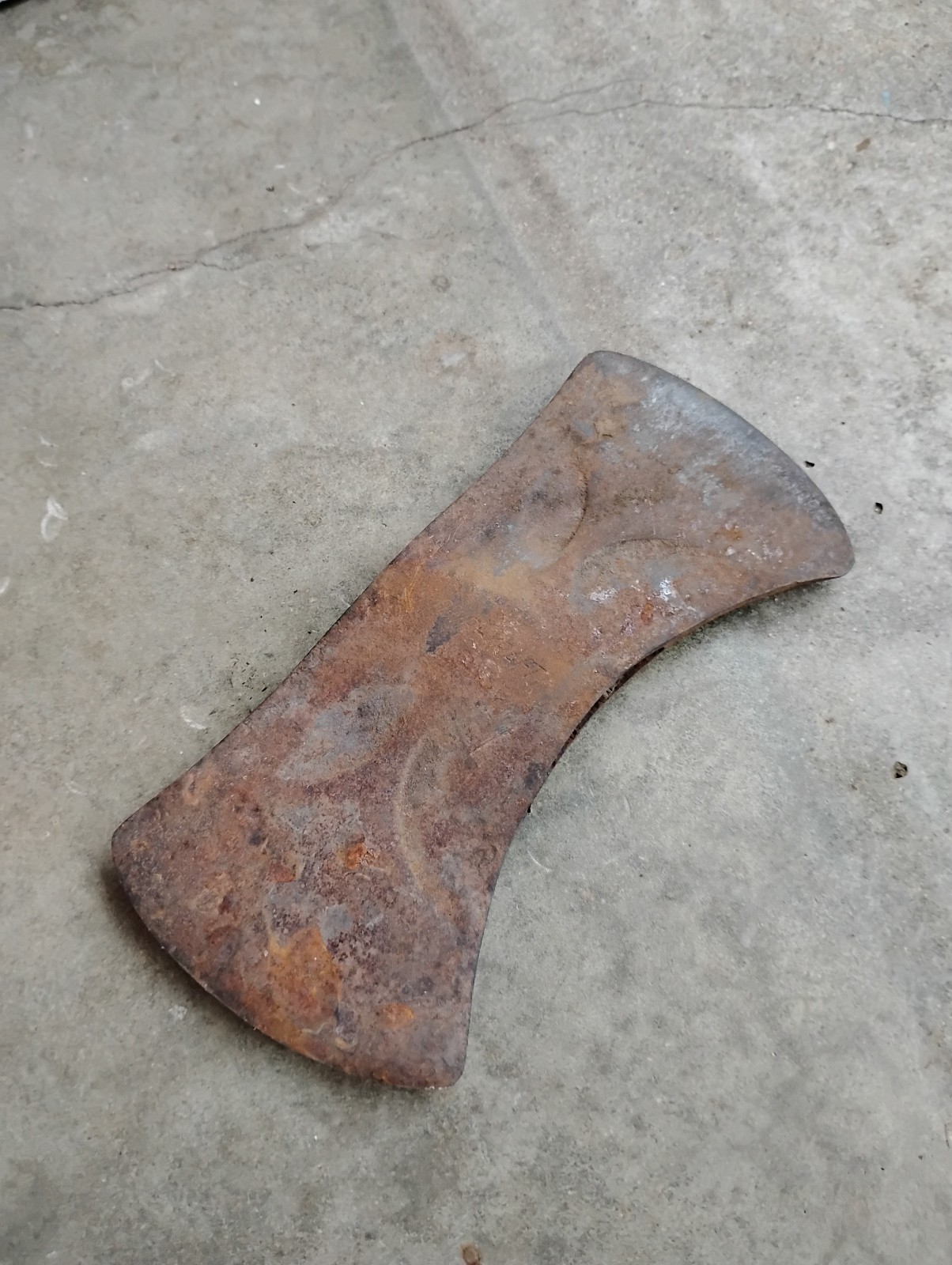 POWR KRAFT Double Bit Axe Head 3-1/2 pounds Phantom Bevel Ribed Eye