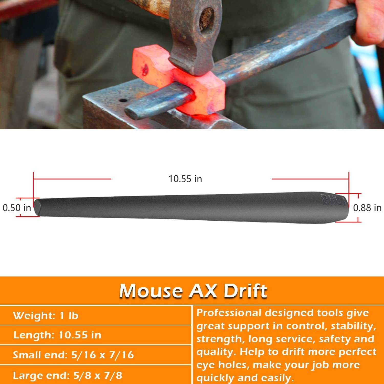Blacksmith Drift Kit Blacksmith Hammer Eye Drift Tool Set Includes Knifemaker…
