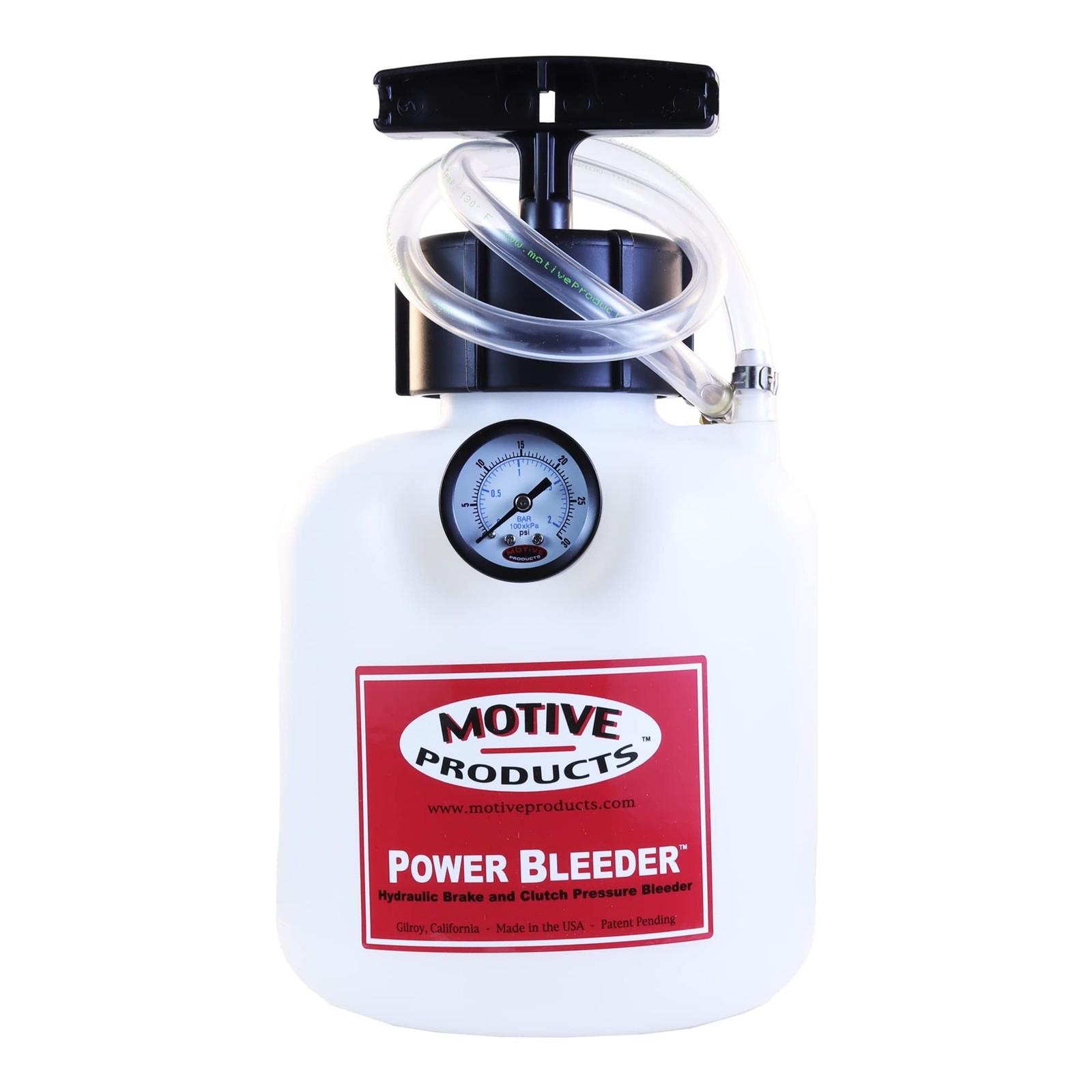 Motive Products 0107 Power Bleeder 2-Quart Tank with Hose and Adapter, Compat…
