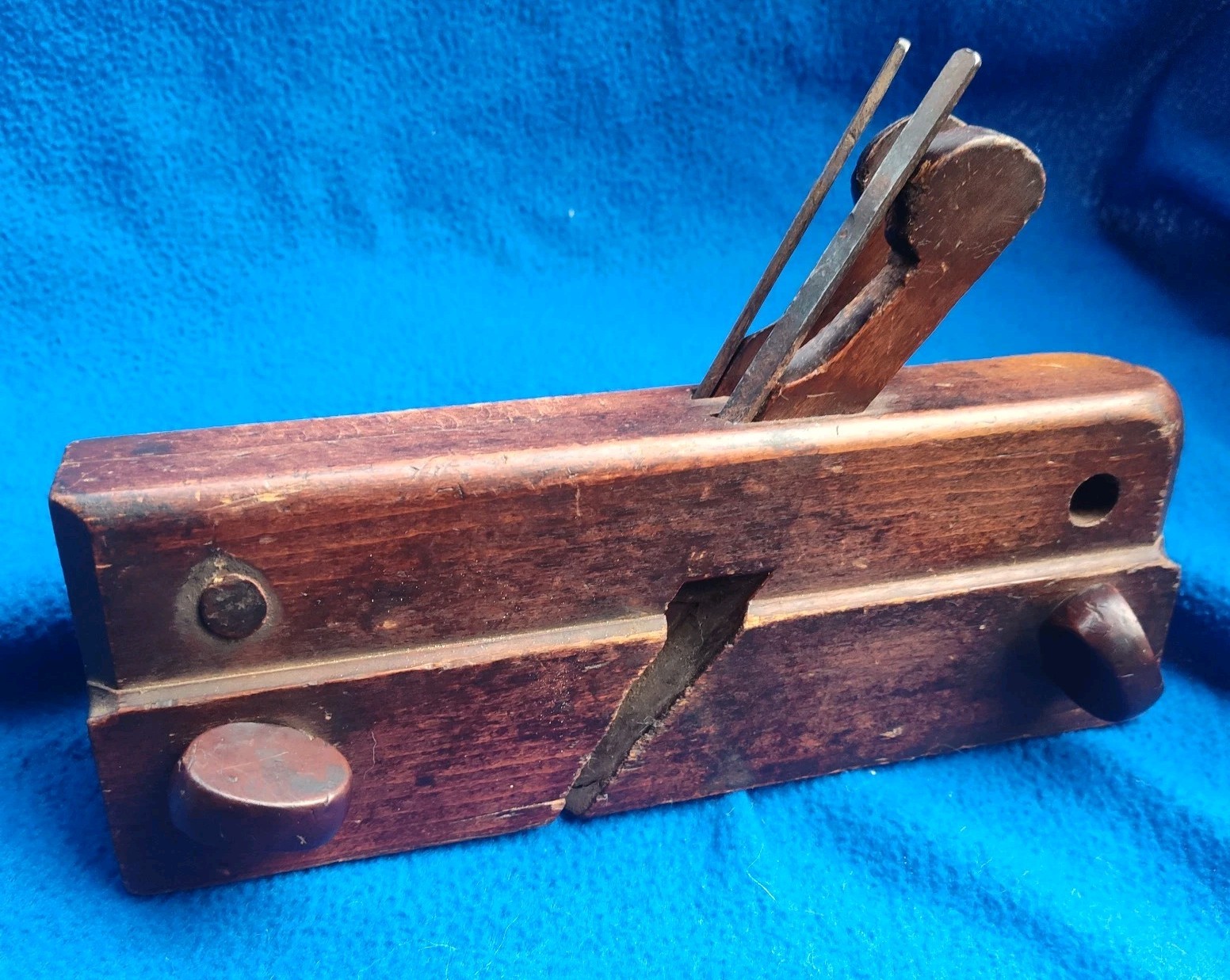 Beautifu 18th Century Yellow Birch Double Sash Plane by JO FULLER PROVIDENCE