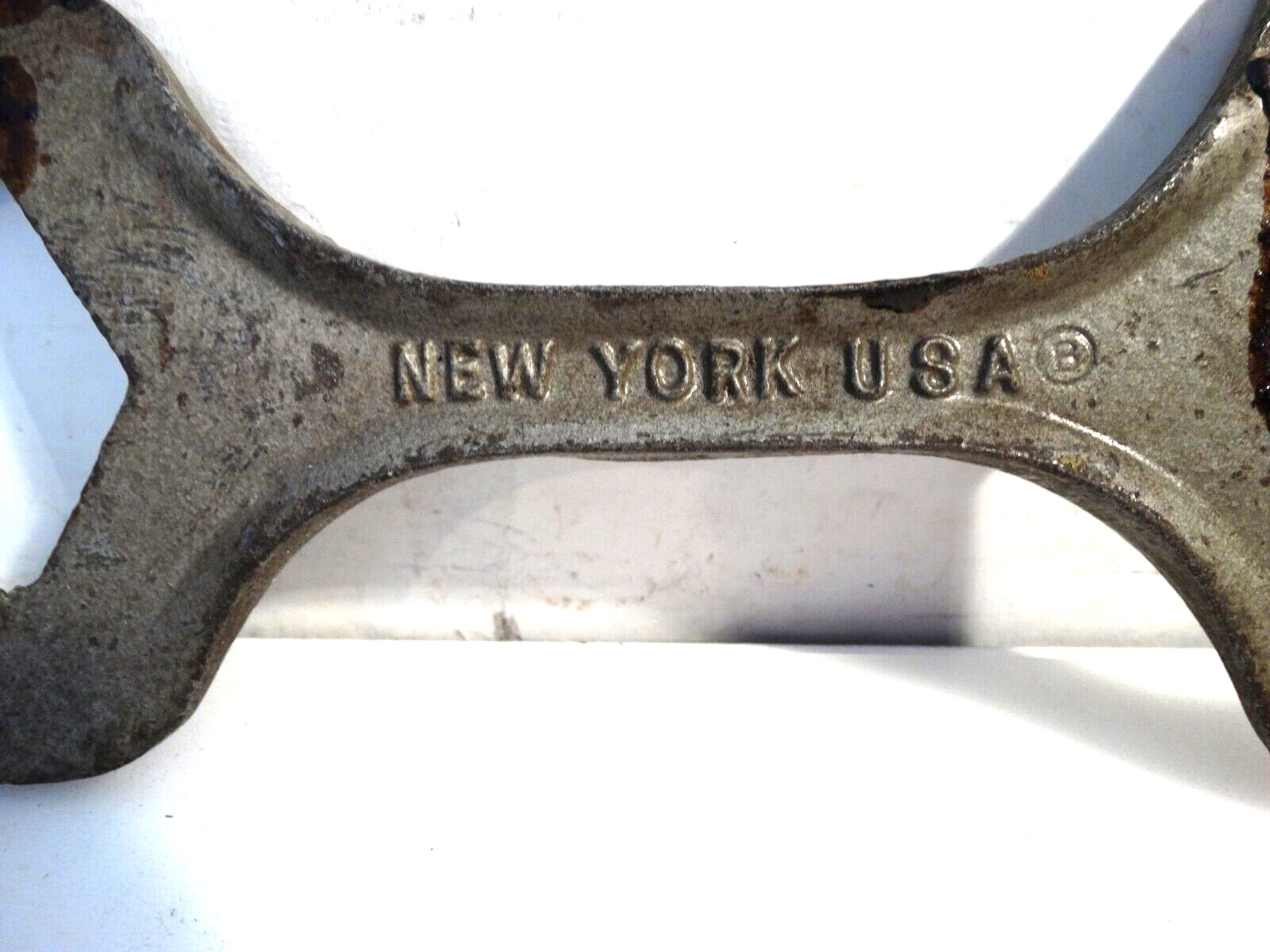 J.A. SEXAUER MFG CO. NY USA Jaw Basin Sink Disposal Wrench 11″