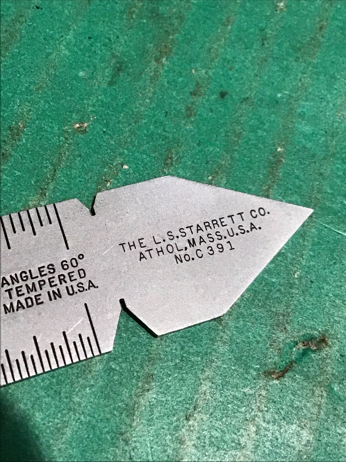Starrett C391 Center Gage 60 Deg Fishtail – Made In USA Machinist