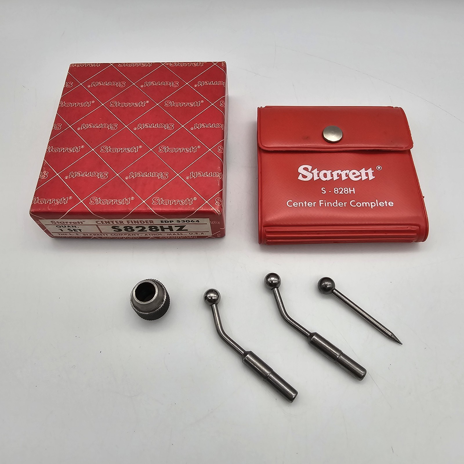 Starrett S-828H Center Finder Attachments