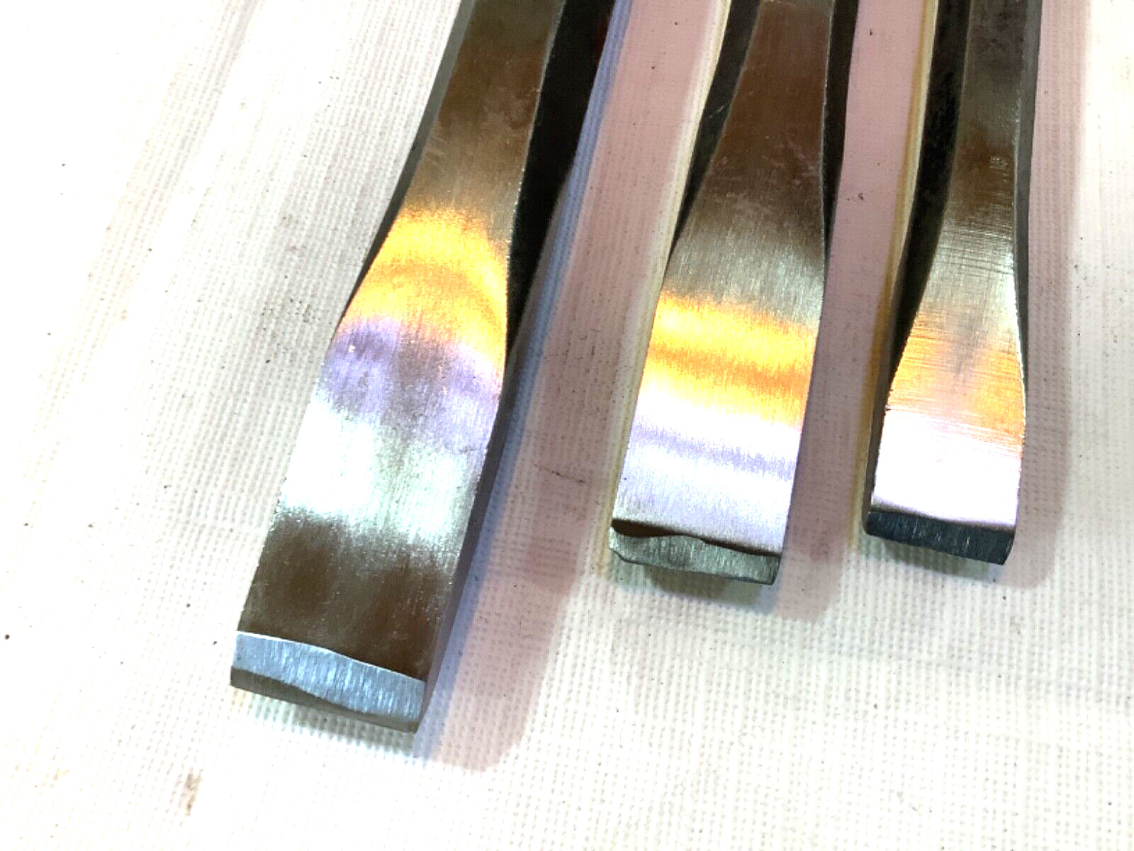 3 Stanley machinist chisels