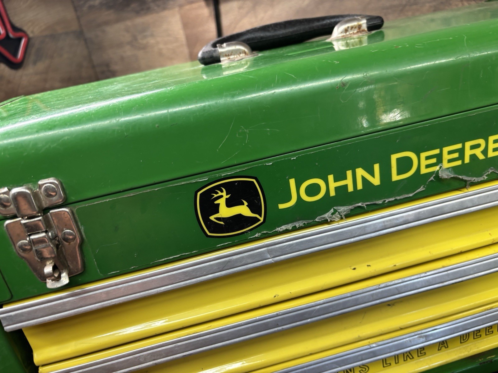 Green & Yellow John Deere 20.5” Portable Chest Tool Box With Drawers by Waterloo