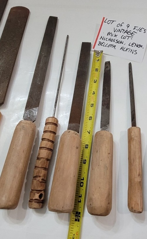 File Lot Large Mix Lot Nicholson, Lenox Old Vtg. Hand Tool & Handled USA & More