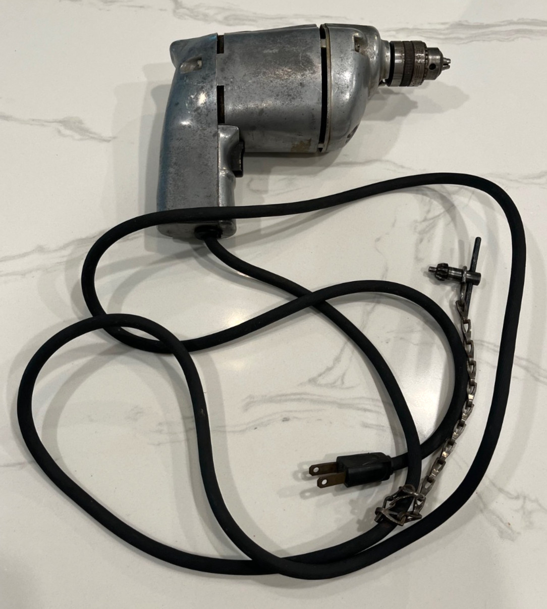 Sears Roebuck Vintage Electric Drill 1/4 Inch 1960s Tested Works Model 315 7080