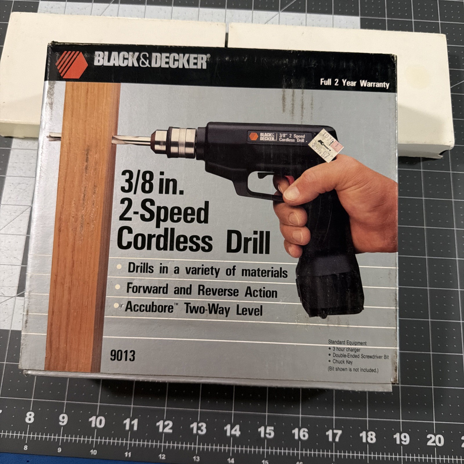 VTG Black & Decker 3/8 In 2-Speed Cordless Drill 7.2v Rechargeable – NOS/Sealed