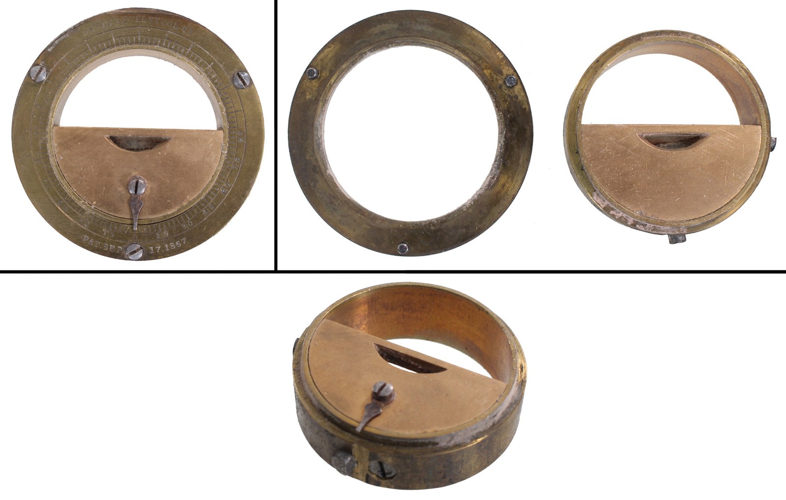 Orig. Inclinometer Insert for Davis L. & T. Co. Levels- w/ Screws – mjdtoolparts