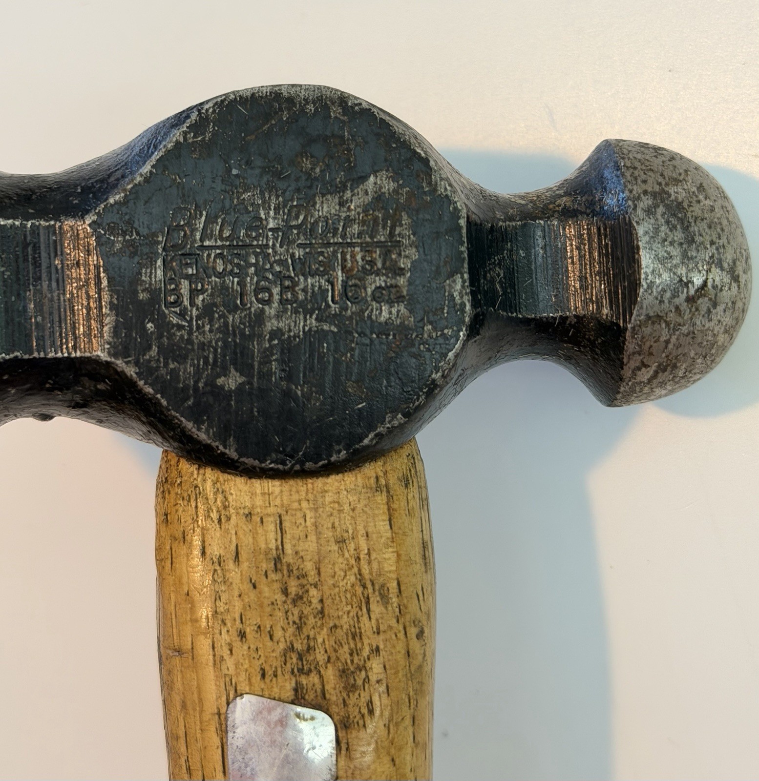 Blue-Point 14″ Hickory BALL PEEN HAMMER 16 oz BP16B USA