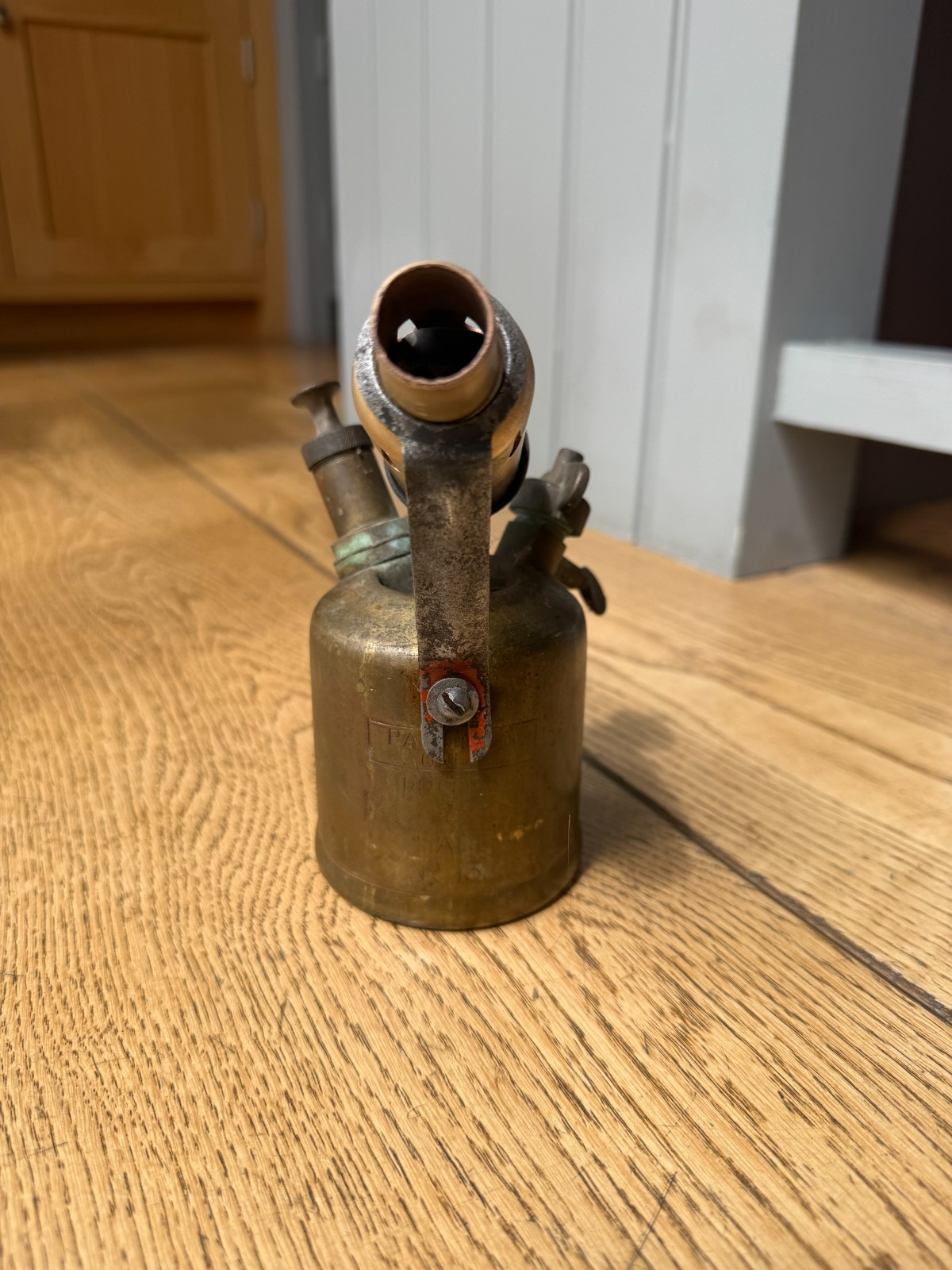 Vintage brass blow torch made by Monitor