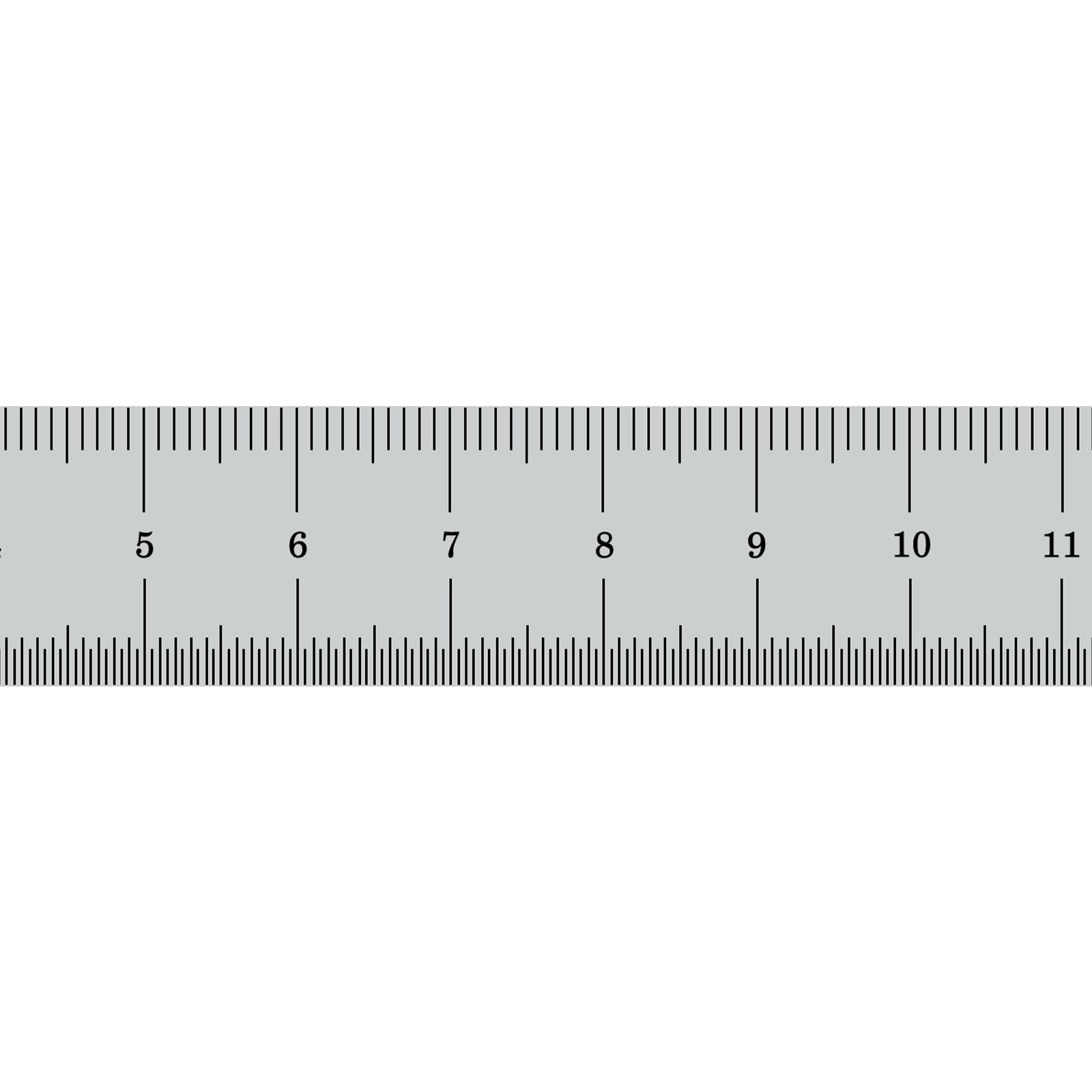 PEC Tools 6″/150mm Rigid Metal Ruler, High-Quality Steel Machinist Rule with …