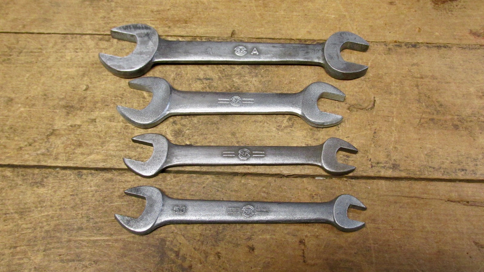 Vintage HONDA MOTORS TOOL KIT Wrench LOT – 4 Metric Wrenches for Car Motorcycle