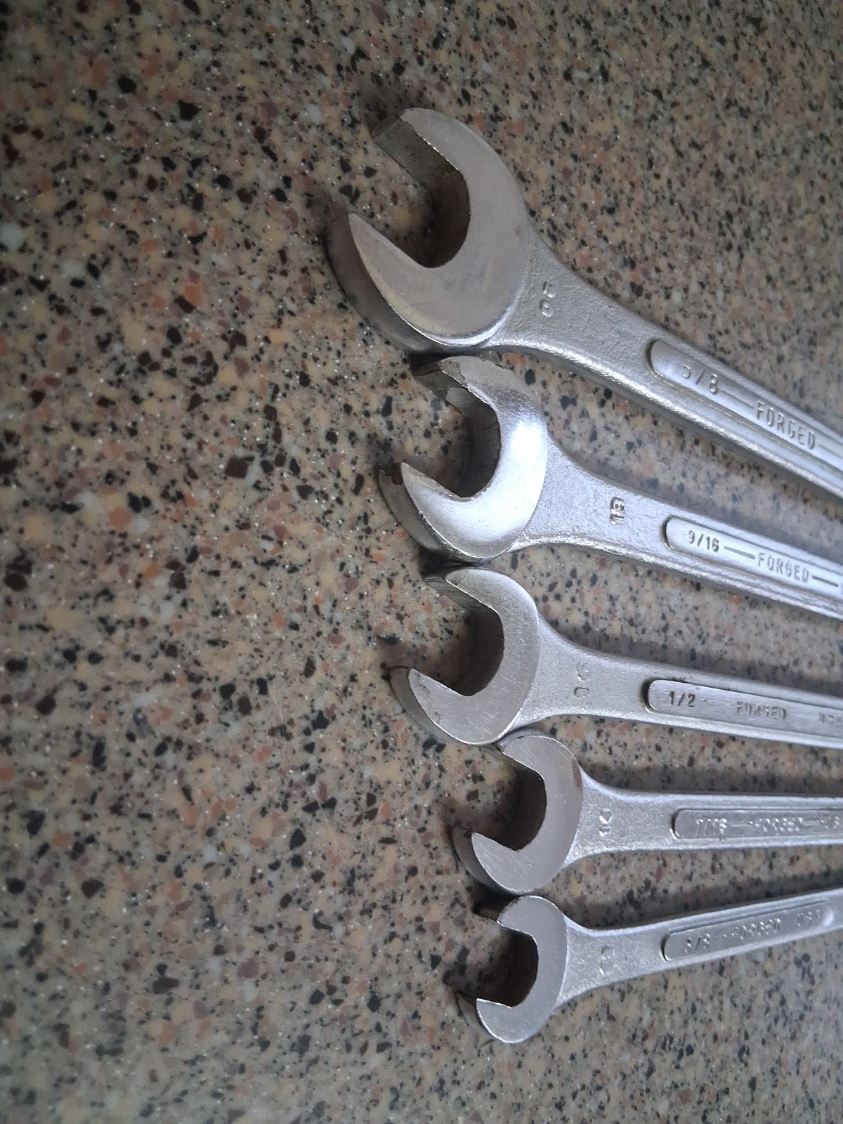Blue Grass 5 Piece Wrench Set USA