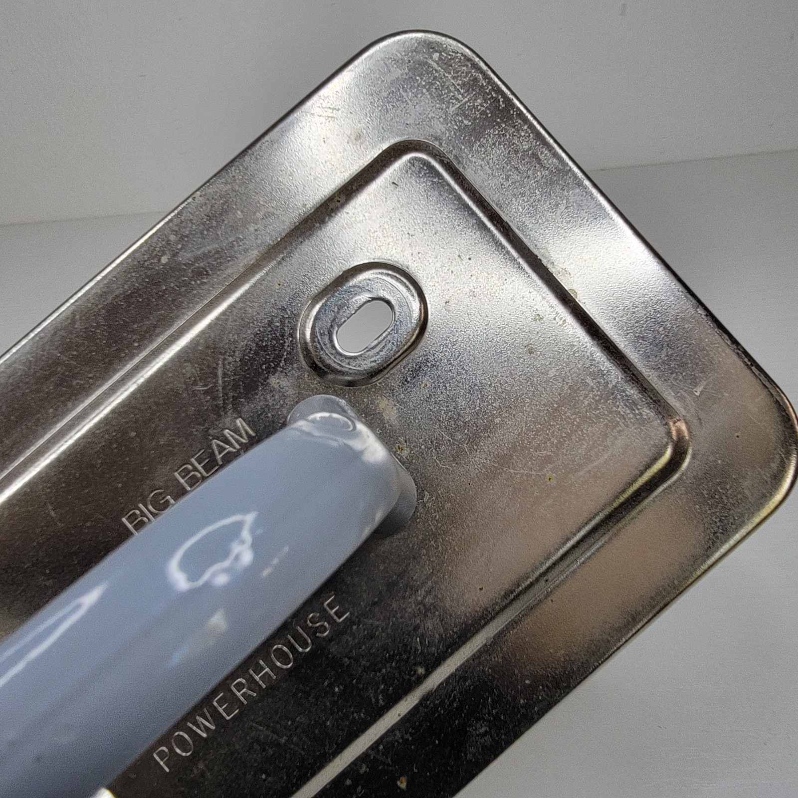 Teledyne BIG BEAM POWERHOUSE Lantern Flashlight Model No 1766C Chrome with Guard