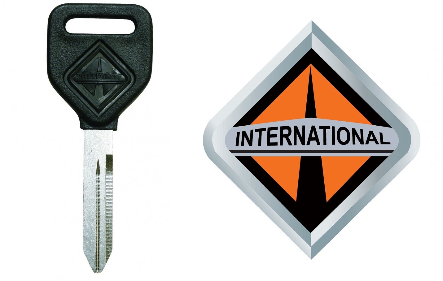 2 PC INTERNATIONAL Navistar TRUCK FACTORY ORIGINAL OEM KEY BLANKS 2006 – 2023