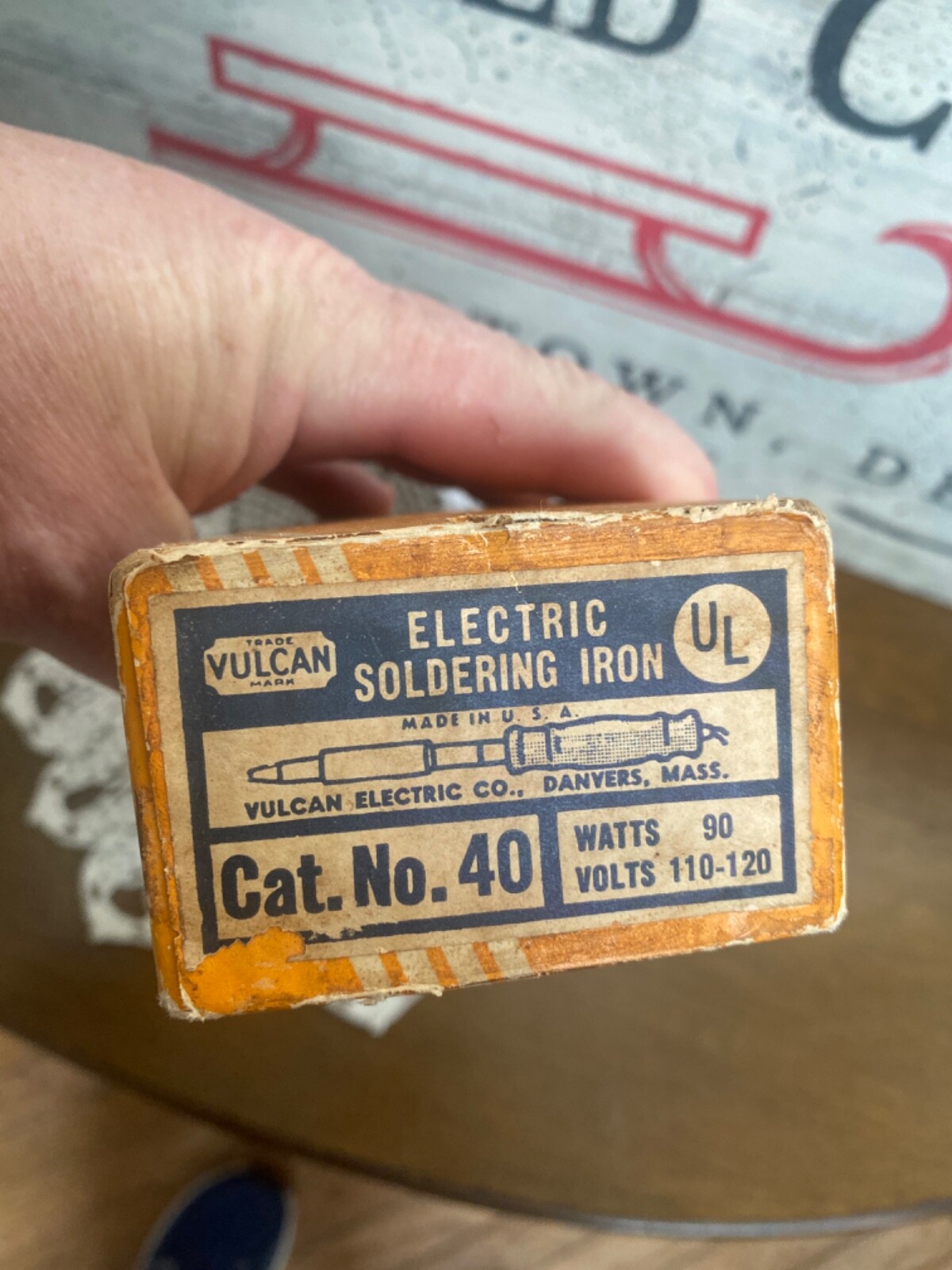 Vintage 110-120 Volts Electric Soldering Iron .