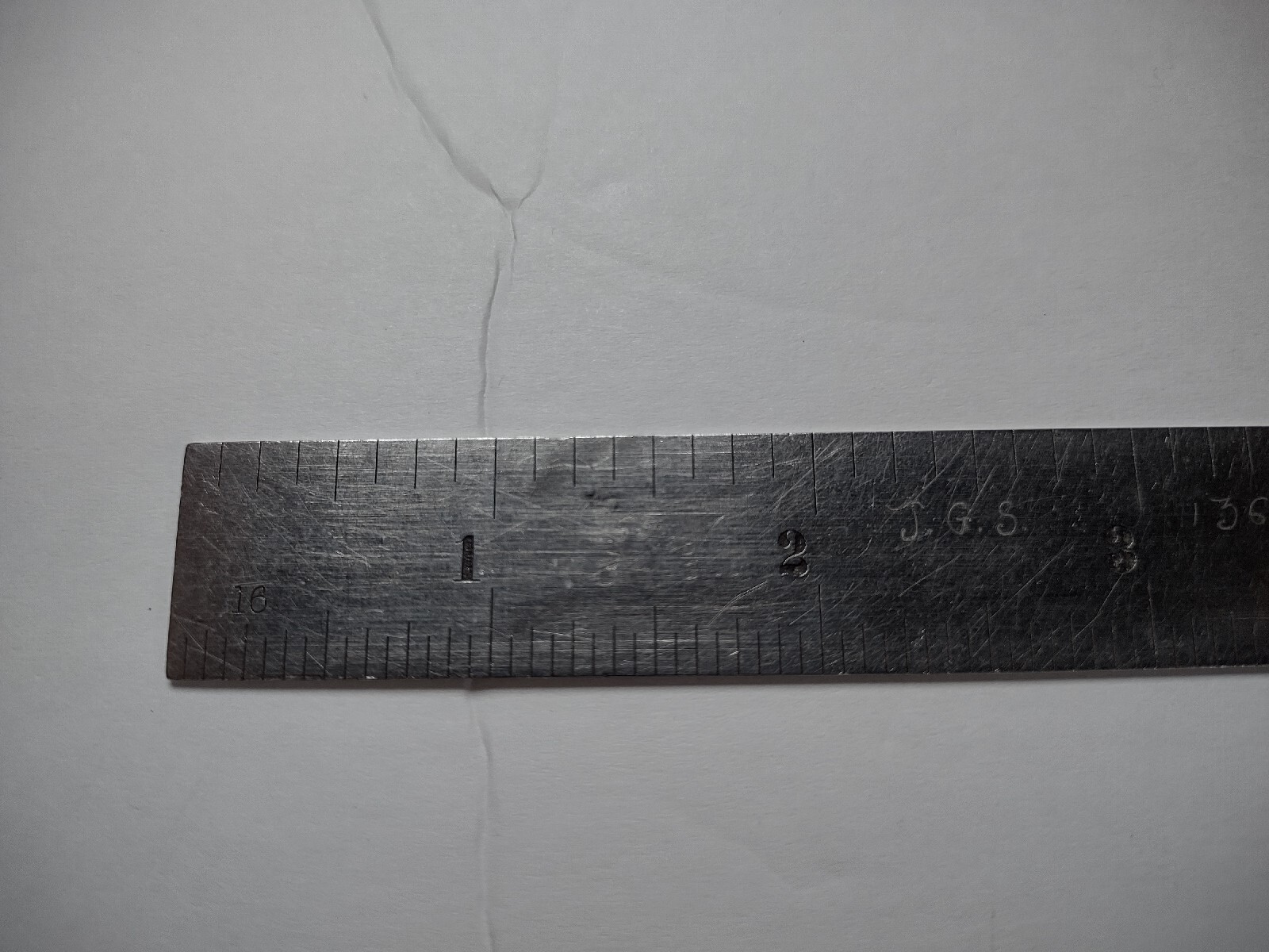 2 Vtg Union Tool Company 6″ Tempered Steel Ruler Square Orange, Mass USA A8A