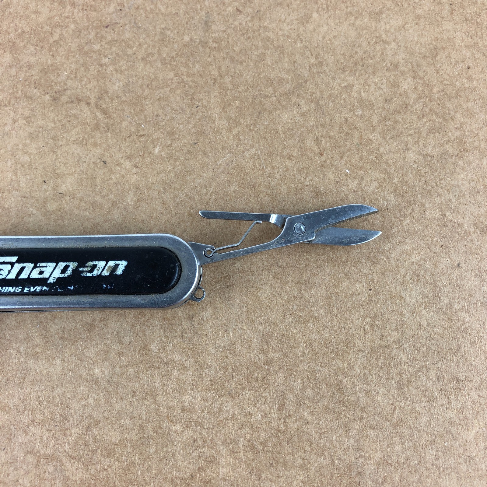 Vintage Snap-On Tools Pocket Knife Multi Tool Key Chain Scissors File Alexander
